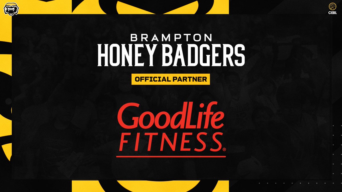 Honey Badgers 🤝 @GoodLifeFitness We are thrilled to have GoodLife Fitness as an official partner for a second season, providing memberships to players, coaches, and staff to be used throughout the upcoming season! 🗞️: honeybadgers.ca/goodlife-fitne… #WeAreBrampton | #OfficialPartner