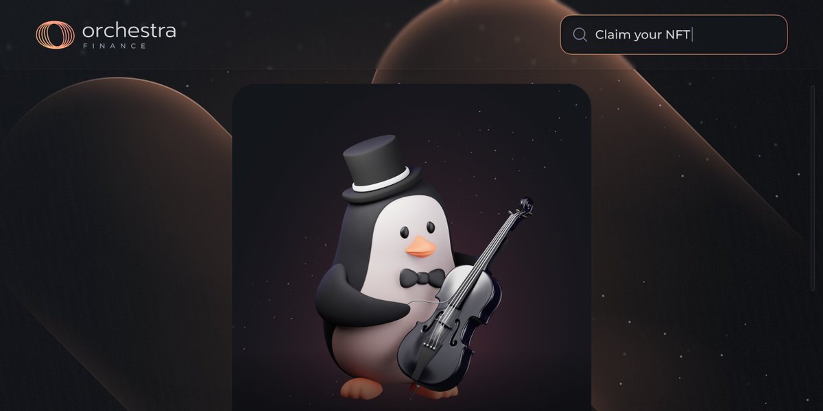 🎩🐧 𝐍𝐅𝐓 𝐀𝐢𝐫𝐝𝐫𝐨𝐩 🎻 If you interacted with orchestra.finance before the AMM bug was fixed, you can now claim a special Out of Tune NFT on @xrpcafe. Thank you so much for staying in sync with us during hard times. Claim your NFT here before the end of April.…