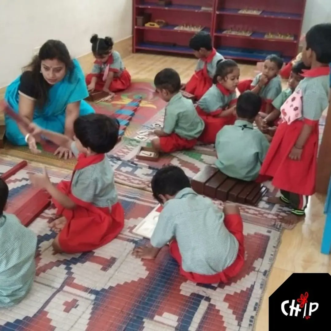 “Children are our most valuable resource.”   — Herbert Hoover Our Montessori schools are building the future of India.
#chipindia #ngon#chipkolkata