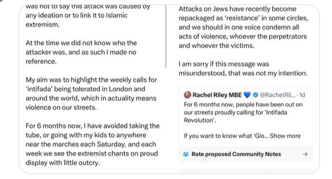 As a Jewish person in Britain I am heartily sick & tired of some fellow Jews weaponising antisemitism to excuse their blatant, overt, vile racism whilst simultaneously preaching to others #RachelRiley
