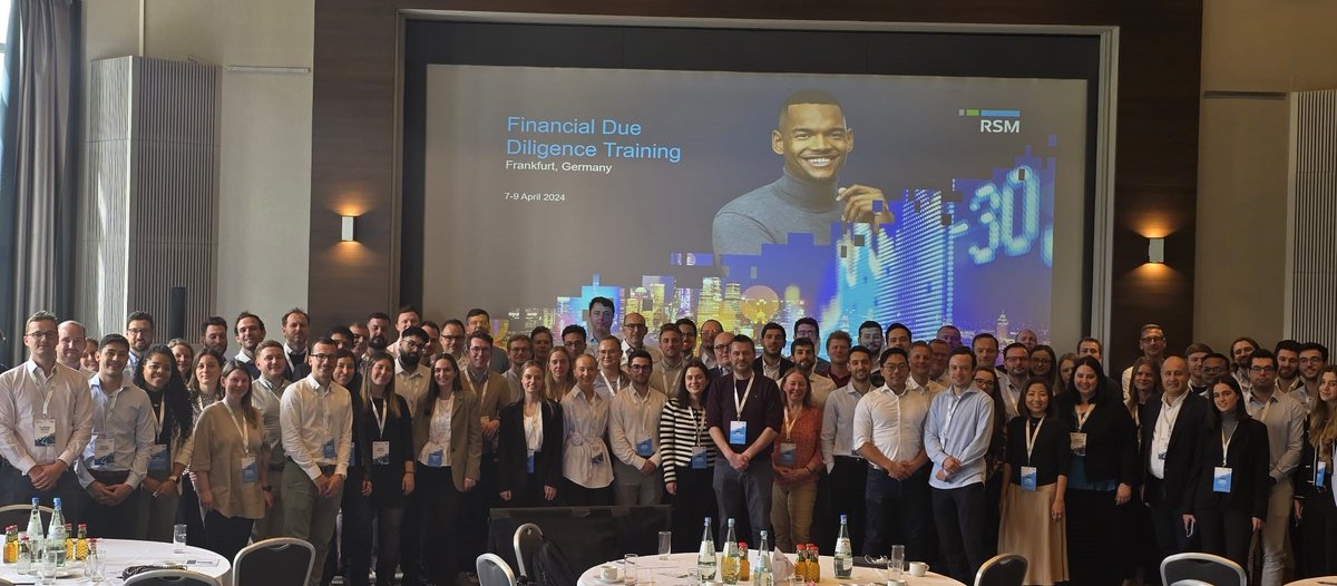 Last week, experts from around our global organisation gathered in Frankfurt, Germany for RSM's annual Financial Due Diligence (FDD) conference. 🌍 Overall, it was an enriching experience where insights were shared, and connections made. 🤝