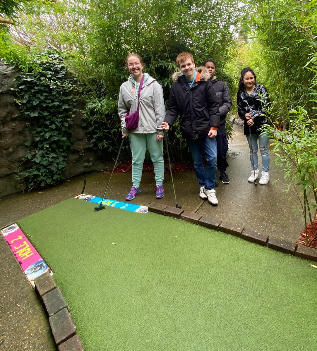 Mini golf ⛳️@JENewMalden 🏌️‍♀️🏌️‍♂️was the perfect way to spend the Easter break with some of our BuddyUp group. We had a great time showcasing our golfing skills & bonding with each other. Can't wait for the next adventure with this amazing group! #BuddyUp #MiniGolf #EasterBreakFun