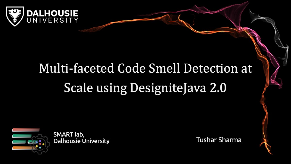 Done with DesigniteJava 2.0 tool demo paper at @msrconf . The new version of the tool introduces support for test and testability smells as well as optimized multi-commit analysis (i.e., faster yet correct multi-commit analysis).