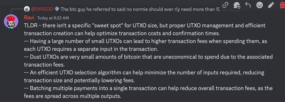 RaviMonke's tweet photo. In @MonkeyBabyBiz we are optimizing our BTC wallets for UTXOs to prepare post-halvening.  This is one of the many things our community is working on. https://t.co/ercNjxtenL