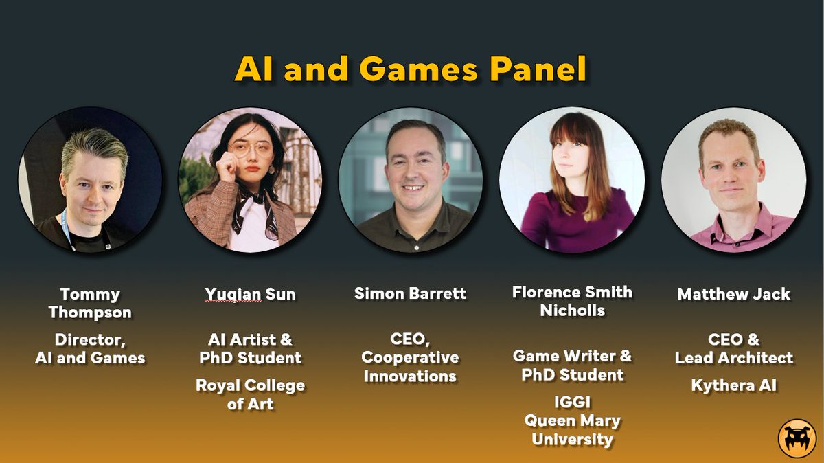 KytheraAI's tweet photo. Last week's @AIandGames panel at @LondonDevCon explored the subsets of #gamesAI and how they're used, and the exciting potential to link existing AI with emerging #genAI tools. Thanks Tommy Thompson and LDC for facilitating &amp; inviting our CEO @MatthewTJack to be a panellist! https://t.co/iHQu5opyg0