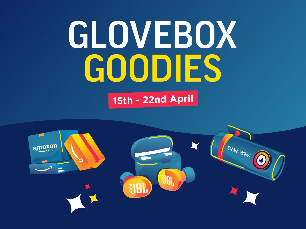 Glovebox Goodies is back! Buy a used car between 15 – 22 April and enjoy a gift on us. Choose from: 🎥 Road Angel Dash Cam 🎧 JBL Tune Bud Earphones 🛍️ £50 Amazon.co.uk Gift Card* bit.ly/GloveboxGoodies T&C's apply. *Restrictions apply, see amazon.co.uk/gc-legal