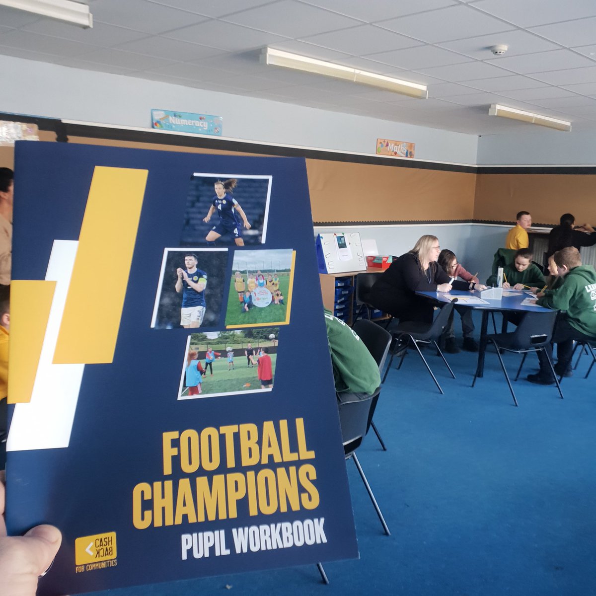 Our first day in @StWinnings for @ScotFASouthWest Football Champions programme. Great intro today, looking forward to working with this group