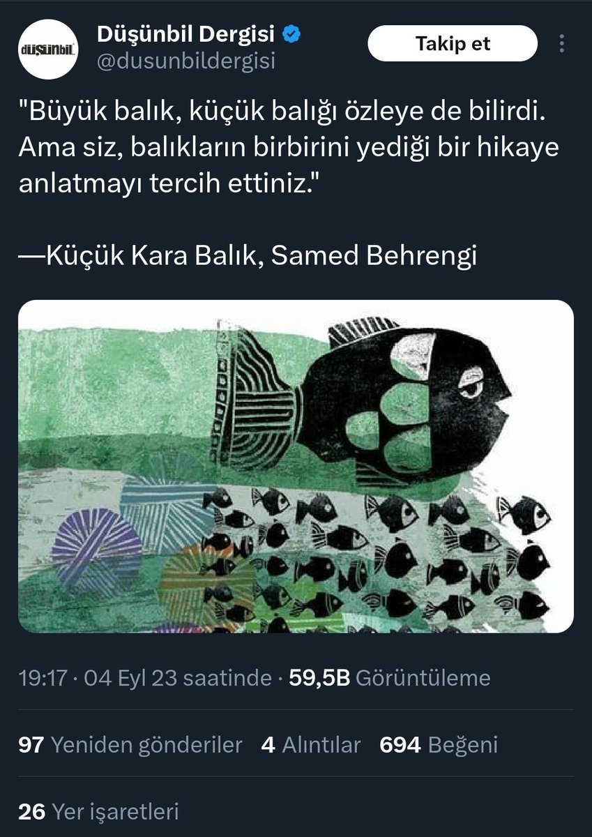 Bu görseller, yeni medya içerikli derslerde 'sosyal medya ve dezenformasyon' başlığı altında okutulmalı. Ayşegül'ün fi tarihinde attığı bir tweet zaman içerisinde Behrengi cümlesine dönüşmüş. Bunu yapan koca koca hesaplar. Biri de felsefe cart curt paylaşan Düşünbil Dergisi. 🤦🏻‍♂️