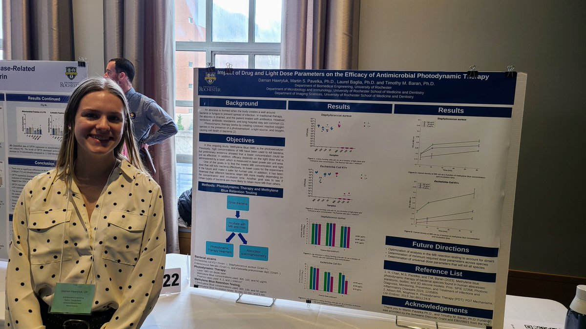 Some great presentations by the group recently:

- Nafiz and Zihao at <a href="/OpticaWorldwide/">Optica</a> #OpticaBiophotonics24
- Darrian at <a href="/UofR/">University of Rochester</a> Undergraduate Research Exposition

Well done, everyone! <a href="/UofRBME/">University of Rochester - Biomedical Engineering</a>