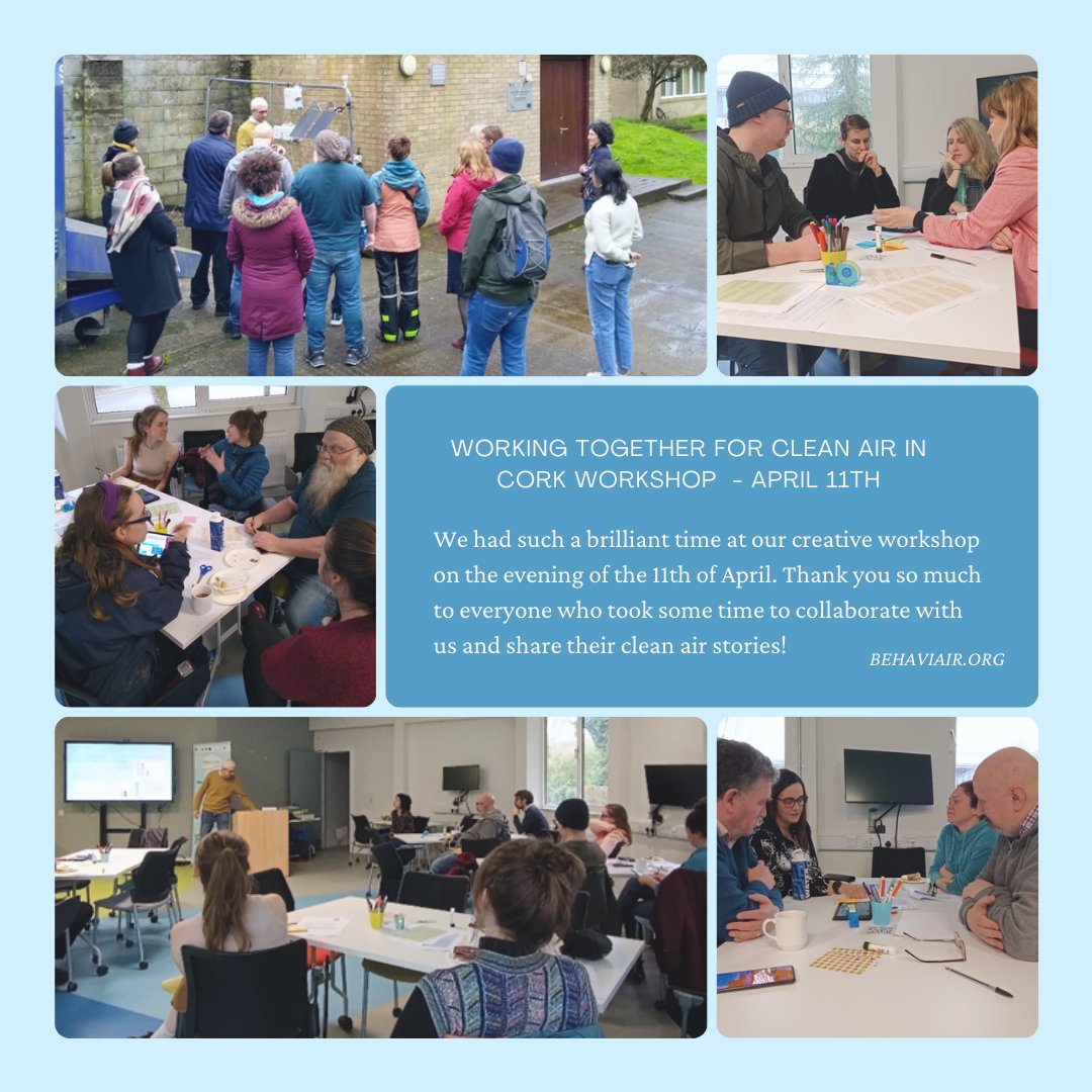 We are so thankful to everyone who participated in our workshop on the 11th of April as part of the @learning_fest and the students who attended our co-creative workshop on the 12th! It was fantastic to hear everyone share their #cleanair stories. #cleanairiseveryonesbusiness