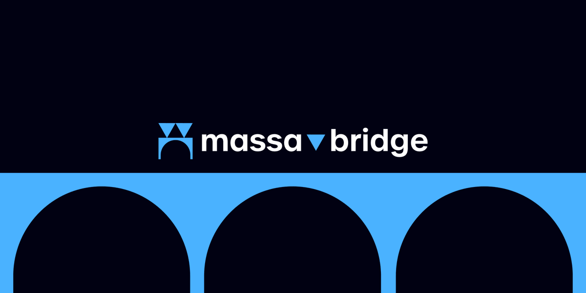 massachain's tweet photo. 🌉 Massa Bridge Alpha is now live enabling cross-chain liquidity transfers to #Massa blockchain!

💫 Explore our Medium article for all the details and start bridging from Ethereum to Massa today!

📰 Read more here: https://t.co/WfcihFRbSK

👀 Start bridging at: https://t.co/7EvBnb3XAV