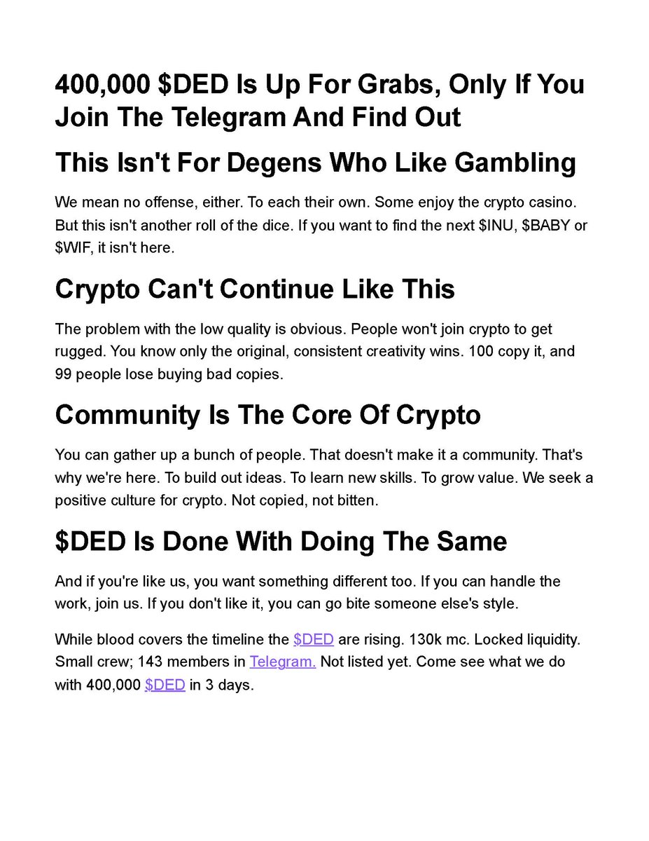 itsKyleLaroche's tweet photo. @BenCryptoShow @DogEatDogeWrld ⤵️ $DED #DogEatDoge https://t.co/e4haYV6gYq