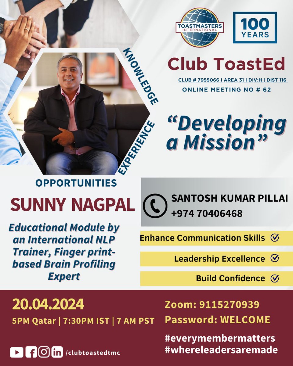 BrainCoachSunny's tweet photo. YOU are infinitely blessed in many ways. Discover YOU. 
You are destined for greatness.
#toastmasters #toastmastersinternational #purpose #legacy Born to succeed. Born to shine. Born to spread smiles. #selflove #ikigai #smilingsunny https://t.co/CTzPDadfJu