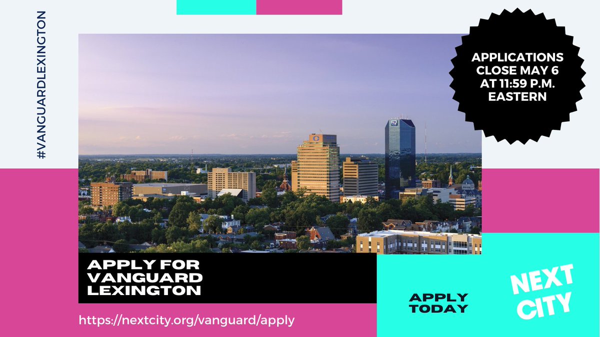 Wondering if Vanguard Lexington is right for you? Whether you're a college student, executive, or somewhere in between, we welcome applicants from all backgrounds. Apply now and be part of a global network driving positive change in cities. nextcity.submittable.com/submit