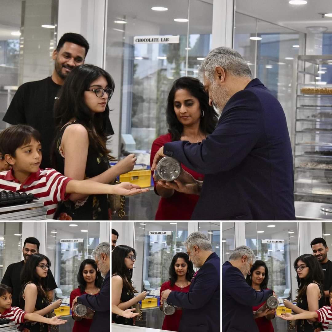 Billa2Harry's tweet photo. Thala with his family 🥰

#VidaaMuyarchi .. #AjithKumar
#GoodBadGuy https://t.co/nMc4c7geKc