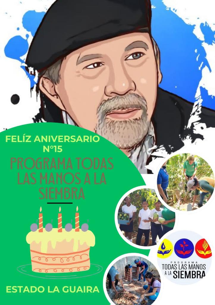 Hoy celebramos el XV aniversario del PTMS en homenaje a nuestro maestro Carlos Lanz. Somos constructores de sueños profesionales de la esperanza!
#15AñosPTMS 
#ElEnsemillamientoEstaMaduro 
<a href="/NicolasMaduro/">Nicolás Maduro</a>
<a href="/_LaAvanzadora/">Yelitze Santaella</a> <a href="/jhoagaby/">Jhoanna G Carrillo M</a> <a href="/_NancyOrtuno_/">Nancy Ortuño Rojas</a>