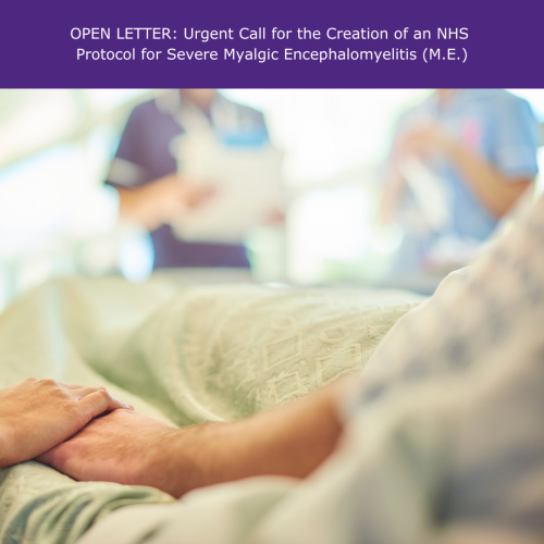 OPEN LETTER: Urgent Call for the Creation of an NHS Protocol for Severe Myalgic Encephalomyelitis (M.E.)

If you'd like to read and sign this open letter, you can do so here: 

organise.network/actions/petiti…

#pwME #MECFS #MyalgicE #MyalgicEncephalomyelitis #SevereME #NICEguideline