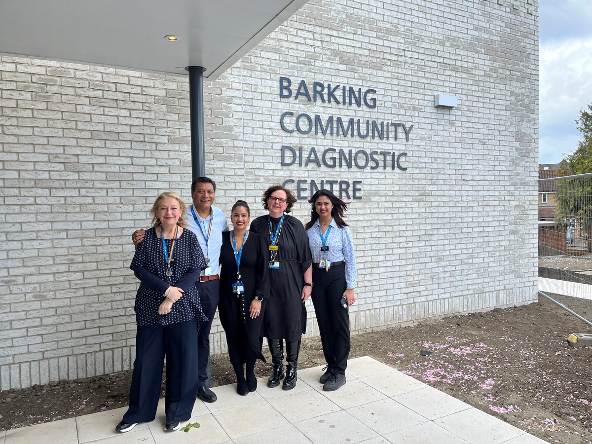 Today we welcomed our first patients in to our new state-of-the-art Community Diagnostic Centre at Barking Community Hospital 🙌💙 Patient feedback has been brilliant including from local resident Sam (below) who was the fifth person to have a MRI scan this morning