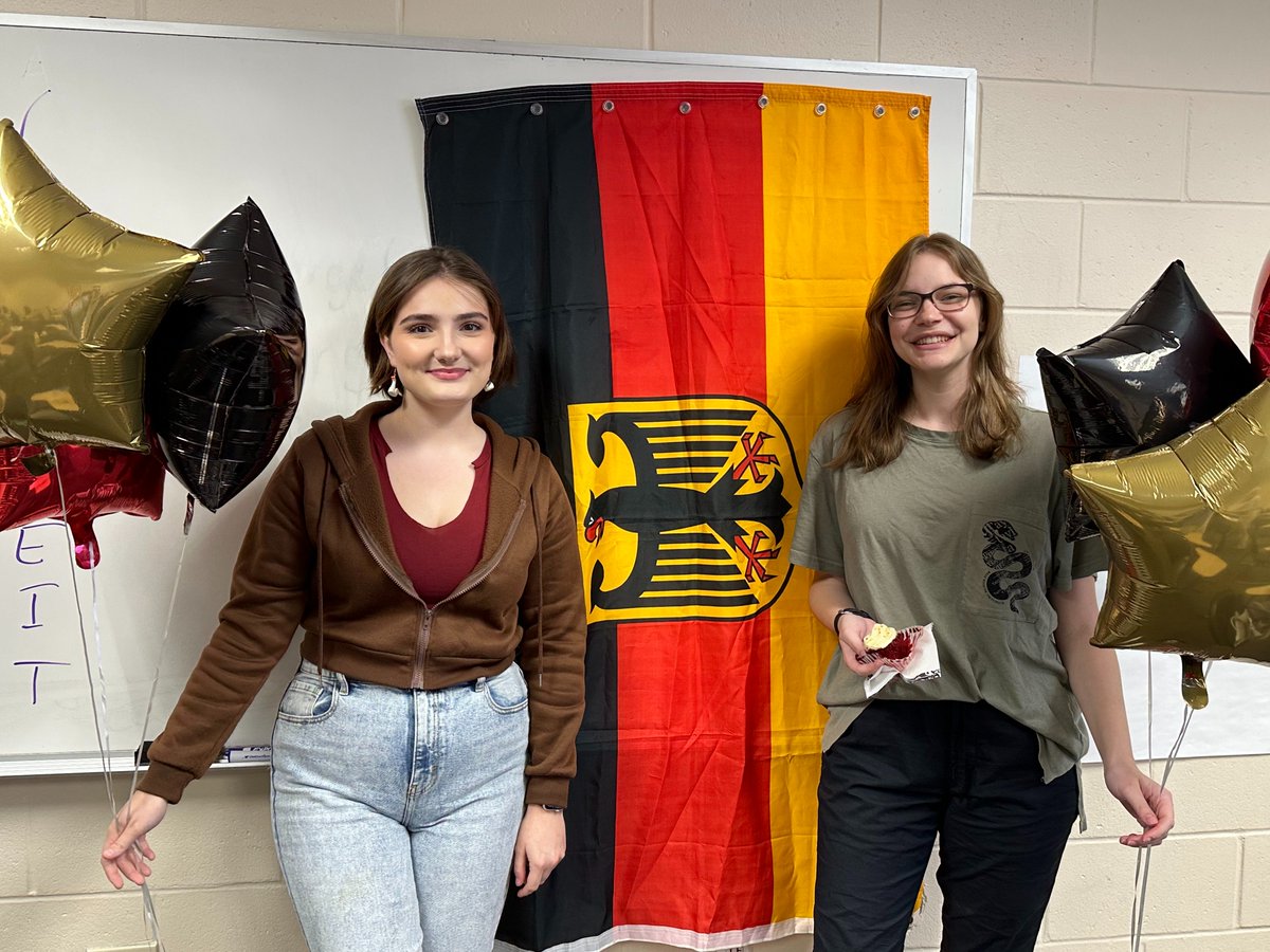 Congratulations to Isabeau Tyndall and Taylor, two outstanding students in the UCF German Program for being awarded Fulbright ETA scholarships in Germany for the upcoming academic year as well being inducted in the Order of Pegasus.