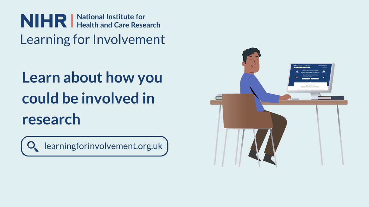 Do you want to get involved in research but aren’t sure where to start? Learn about public involvement and how to get involved: learningforinvolvement.org.uk/topic/getting-…