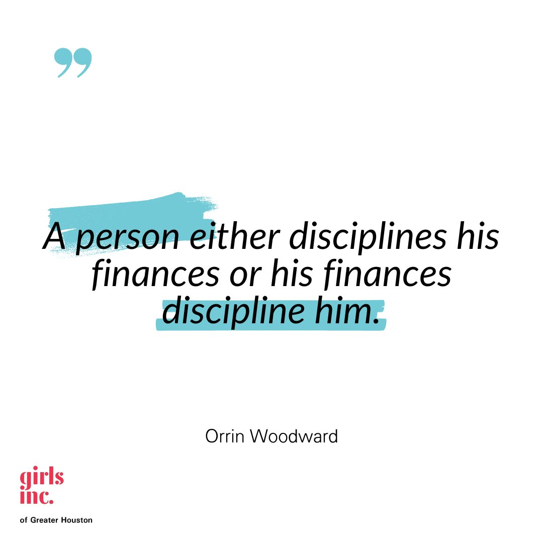 'A person either disciplines his finances or his finances discipline him.' - Orrin Woodward It's #FinancialLiteracyMonth #motivationalmonday #orrinwoodward #financialliteracy