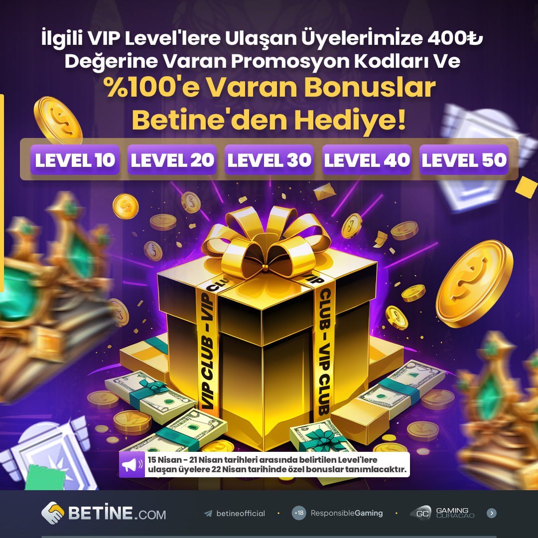 #Betine VIP ÜYELERİMİZE KIRMIZI HALI SERİYORUZ 🙂 VIP ÜYELERİMİZ LEVEL ATLADIKÇA KAZANIYOR! Detaylı Bilgi ve Giriş İçin : bt.t2m.io/ZMyzj6R #Betine #BetinecomGiriş #Rulet