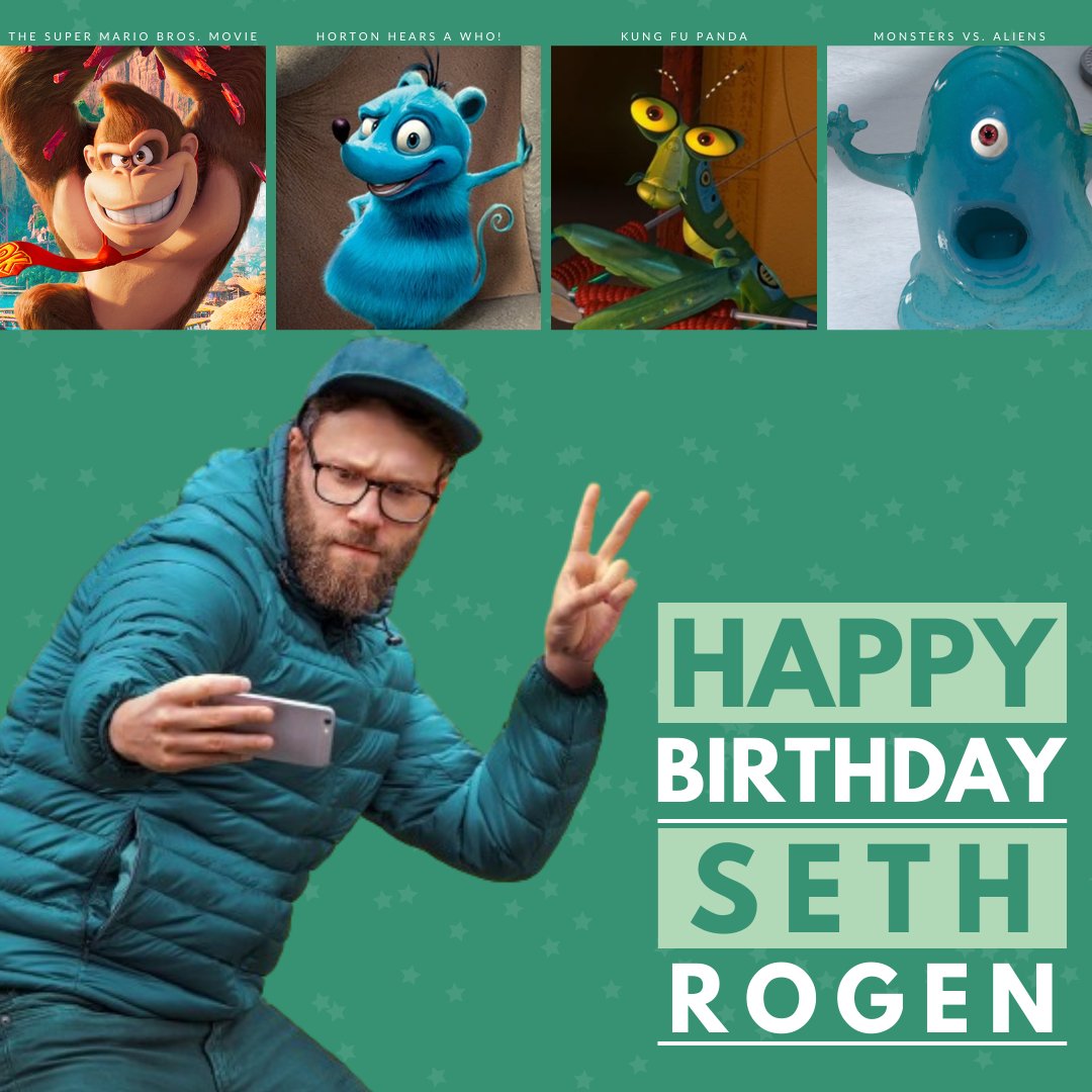happy birthday to the comedic genius, seth rogen!
