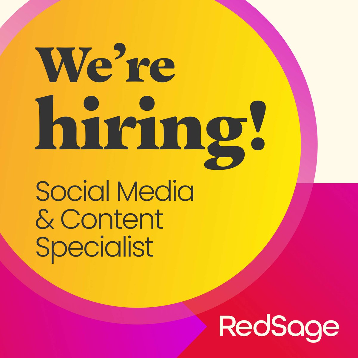 Red Sage is seeking a Social Media &amp; Content Specialist! We're looking for storytellers who are passionate about social trends, client engagement, and creating high-quality content.

Join our A-list team and apply today! ➡️pulse.ly/lr3osqakdi