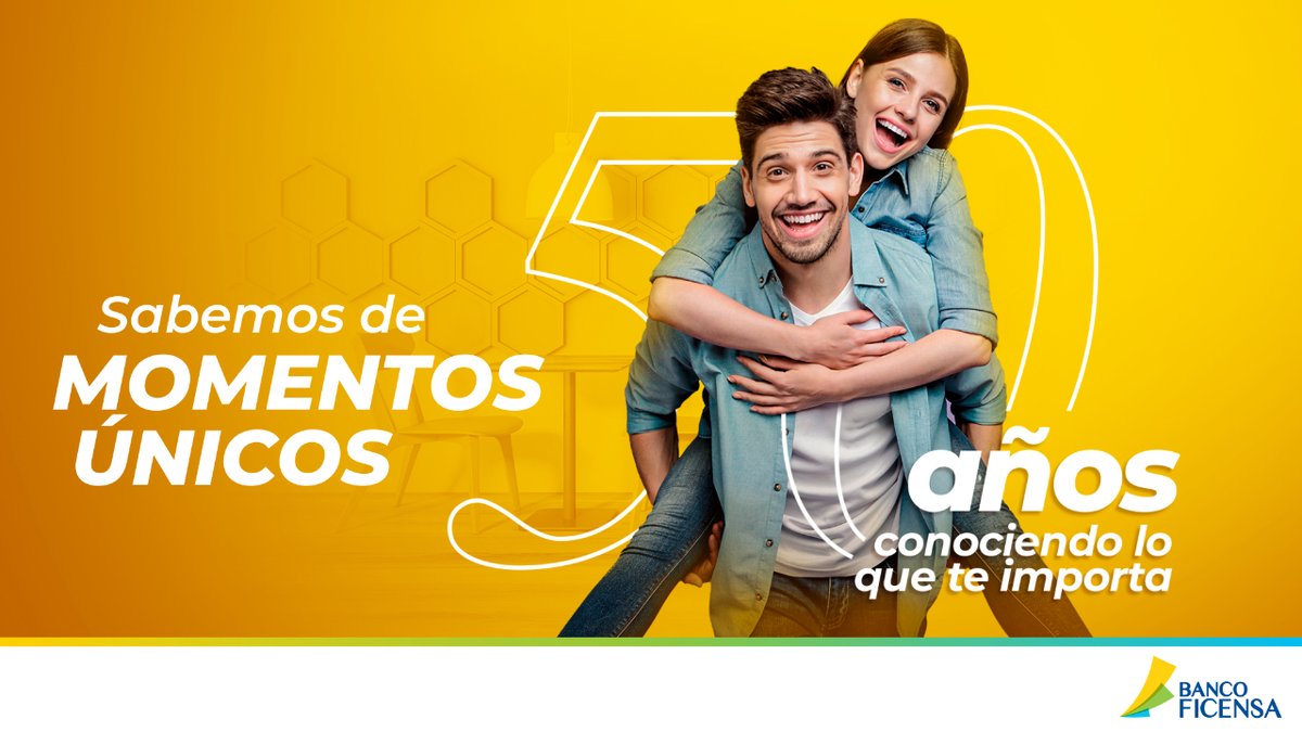 Sabemos que te gusta vivir momentos únicos y queremos seguir compartiendo contigo muchos más.

Banco Ficensa 50 años conociendo lo que te importa.

#ficensa #50años #honduras