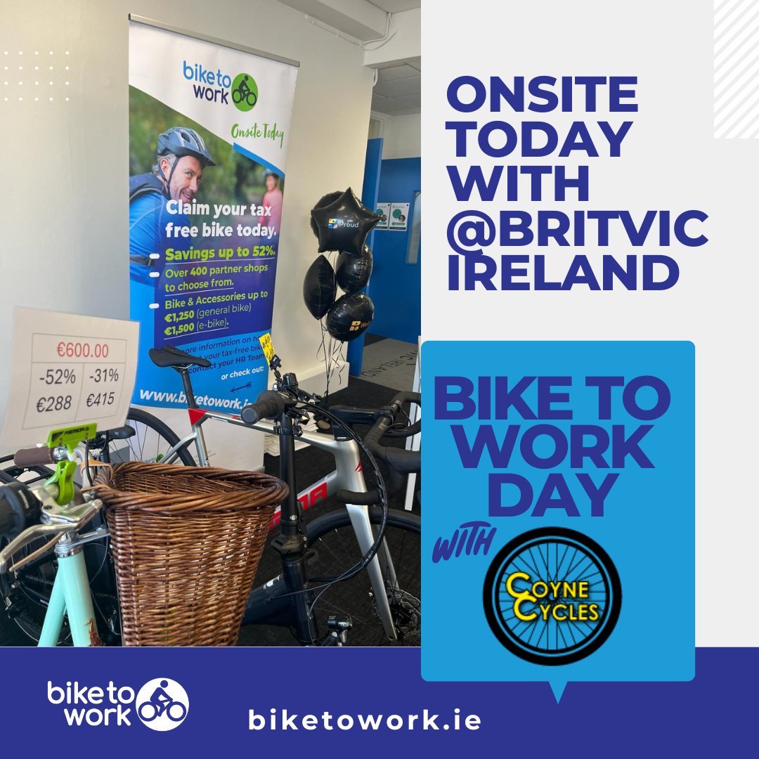 Bike to Work on-site today with @britvic #britvicireland in Dublin with a great display of bikes from @coynecycles
#bicycle #cycling #bike #bikelife #cyclinglife #mtb #roadbike #cyclist #cycle #bikes #ride #bicycles #activetravel #aactivecommute #fitness #biketowork