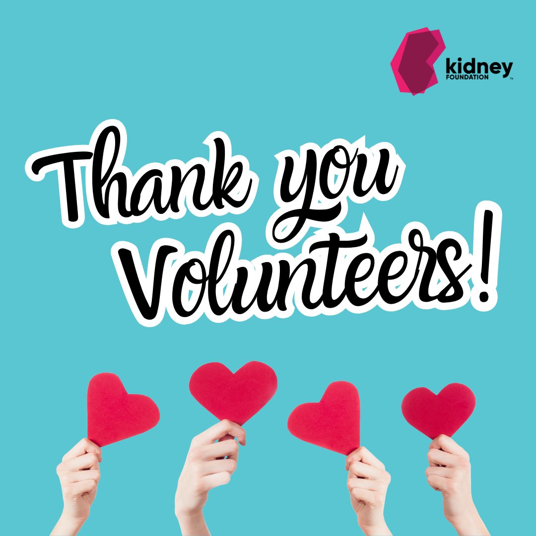 Happy #VolunteerWeek! 🎉 Join us in celebrating our amazing Kidney Foundation volunteers across Canada. Their hard work, determination, and passion make a huge difference in the lives of those affected by #kidneydisease. Thank you for all that you do! ❤️ bit.ly/KidneyVoluntee…