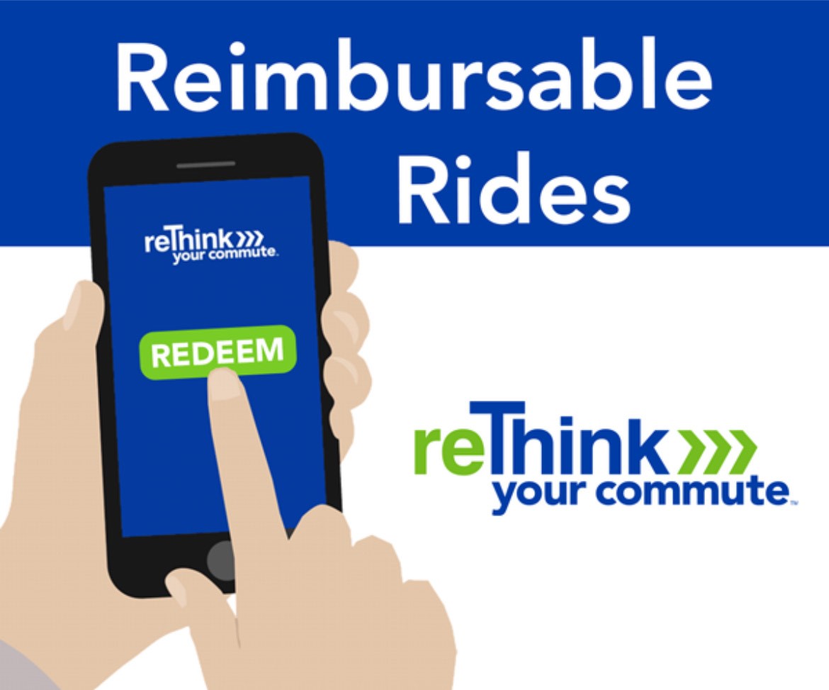 reThink Your Commute offers a way to prepare for the unexpected when your regular commute is unavailable. With Reimbursable Rides, reThinkers can get reimbursed up to six times a year. See more at fdot.tips/reimbursableri… #GoodForYou #GoodForYourWallet #reThinkYourCommute #FDOT