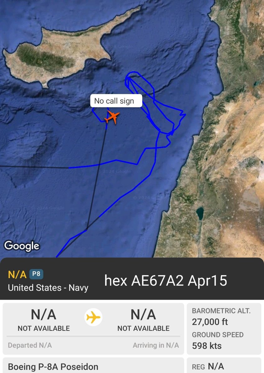 Never a good thing to have a P8 in our skies, #OSINT & @Intel_Sky remember how many odd movements happened 1 day before the Beirut port explosion... 
#AE67A2