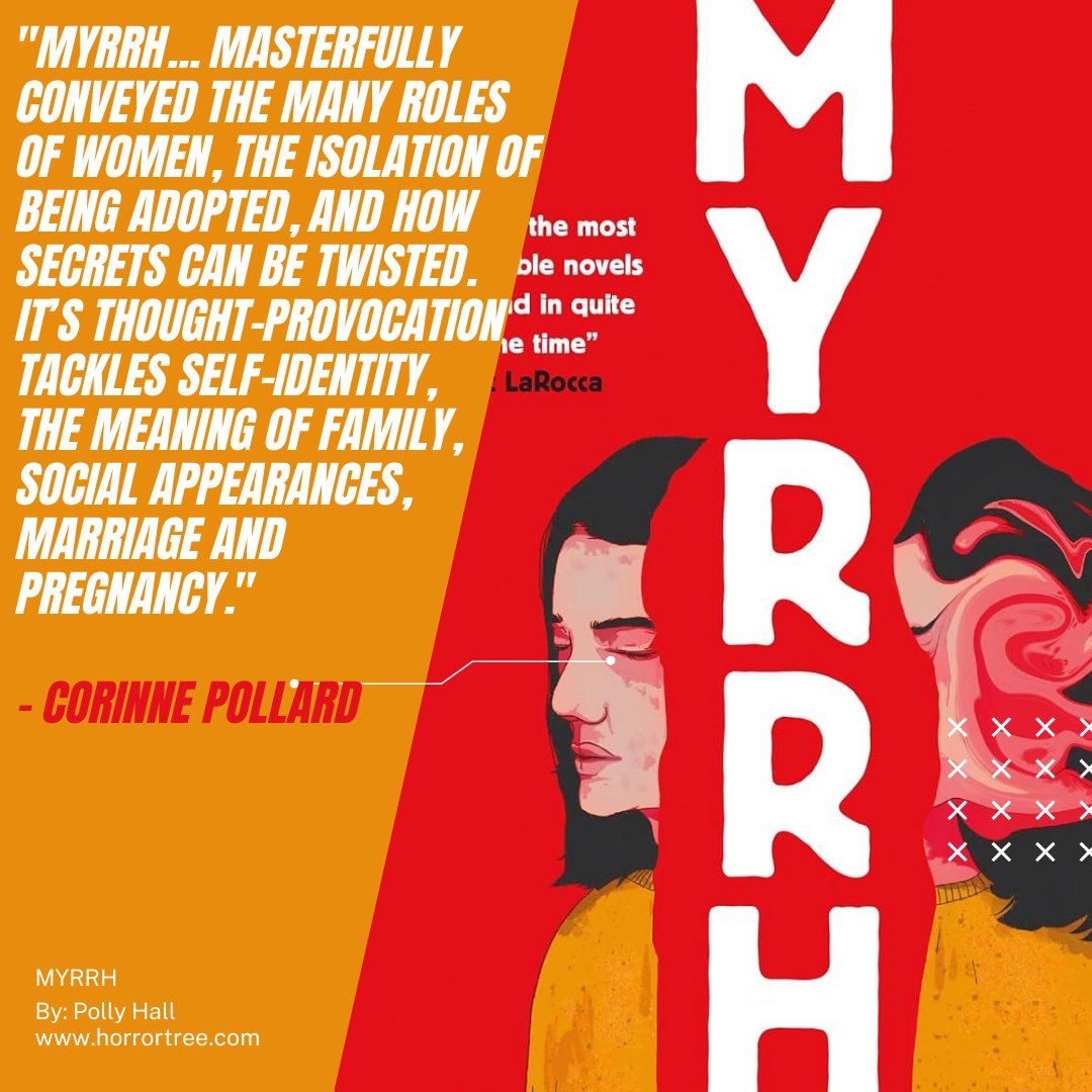 Read Corinne Pollard's (@CorinnePWriter) #bookreview of Myrrh by Polly Hall horrortree.com/epeolatry-book… #AmReading #AmWriting #WritersLife #bookworm #IndieWriter #IndieAuthors #horror #Book #Books