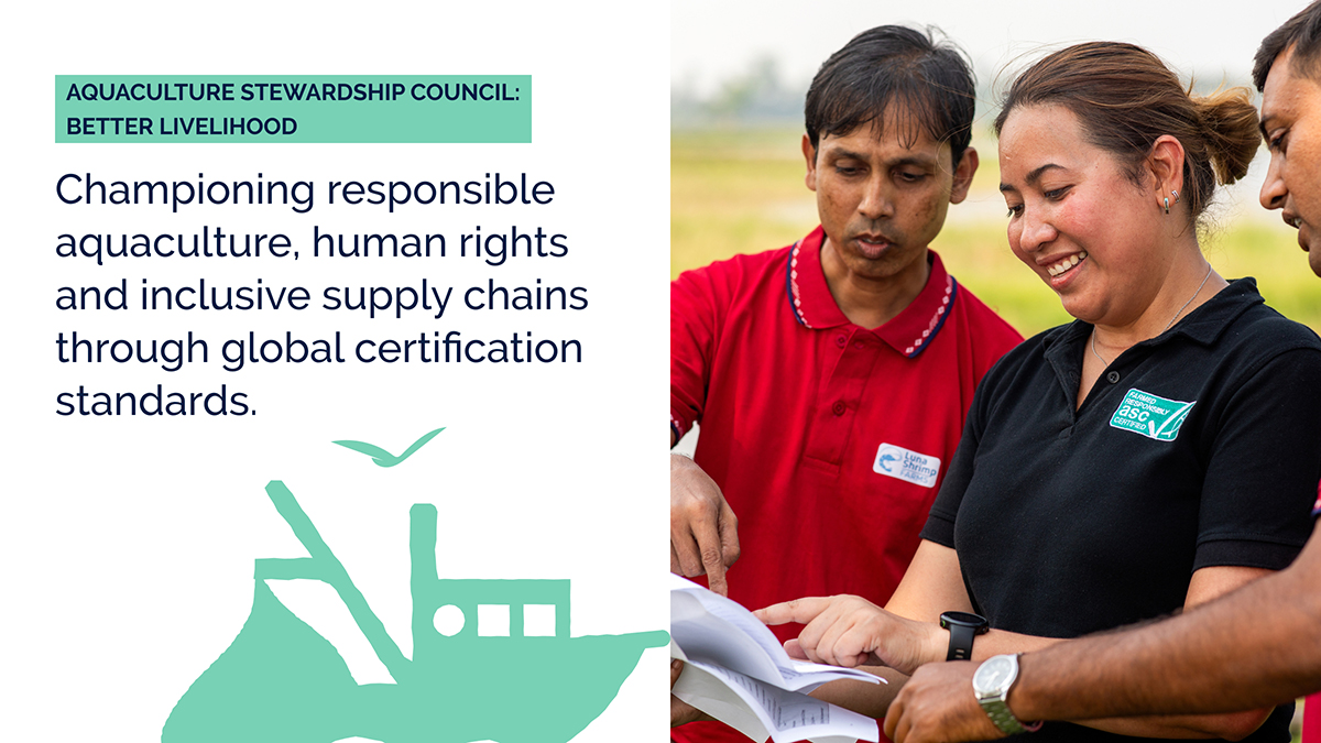 Championing responsible aquaculture, human rights and inclusive supply chains through global certification standards. 🐟🌿 @ASC_aqua