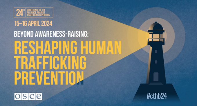 I am attending @OSCE_CTHB’s 24th Alliance against Trafficking in Persons Conference. We will discuss innovative approaches to prevent human trafficking, including @HHSGov's framework utilizing a public health approach: ow.ly/bsXc50Rghf6. - CD #EndHumanTrafficking #CTHB24