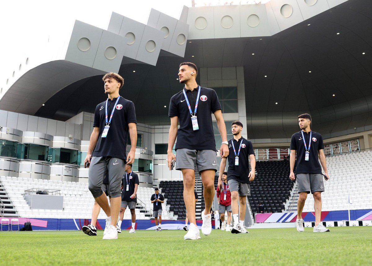 📍استاد جاسم بن حمد 🏟️ #العنابي #الطريق_إلى_باريس