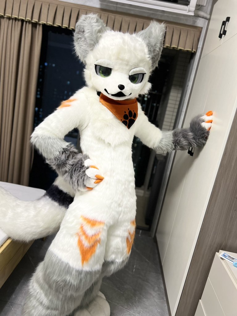 xiaolinxi030's tweet photo. 嘿嘿，今天是什么日子呢？刚上推特就有小气球诶，那既然如此！当然要在生日的时候出个毛呀！
不过真开心呀，今年是林熙陪在我身边过的第二个生日
#furry #fursuit #FursuitEveryday https://t.co/YdgFA648gZ