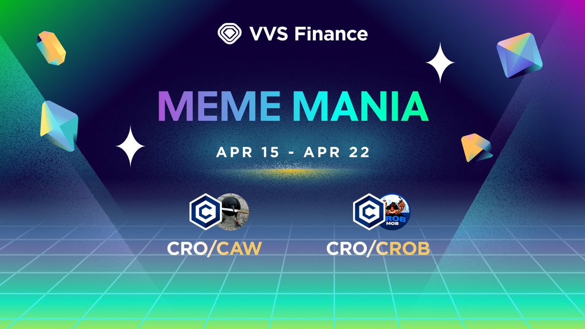 🔥 Time to Meme! Check out our MEME farms and start earning VVS rewards vvs.finance/farms/classic #MEMEMania #VVSFinance #crofam