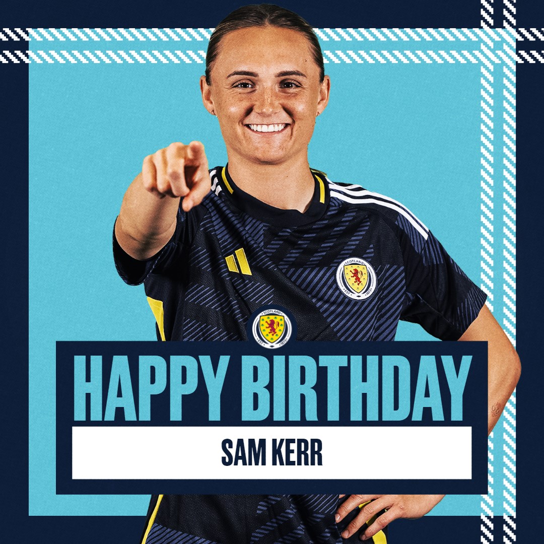 🎂 Join us in wishing a Happy Birthday to Sam Kerr 🙌 🏴󠁧󠁢󠁳󠁣󠁴󠁿 #SWNT