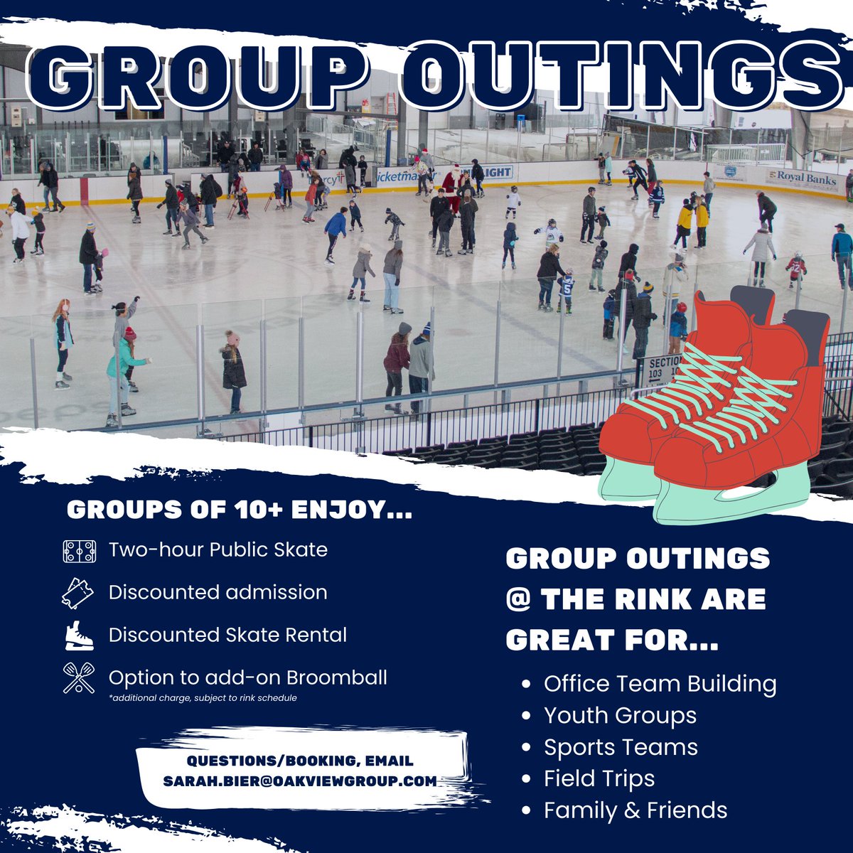Do you run a daycare? Summer camp? Or maybe just looking for a fun outing for your office this spring? Schedule a group outing on the ice at Centene Community Ice Center! Learn more: centenecommunityicecenter.com/parties-rental…
