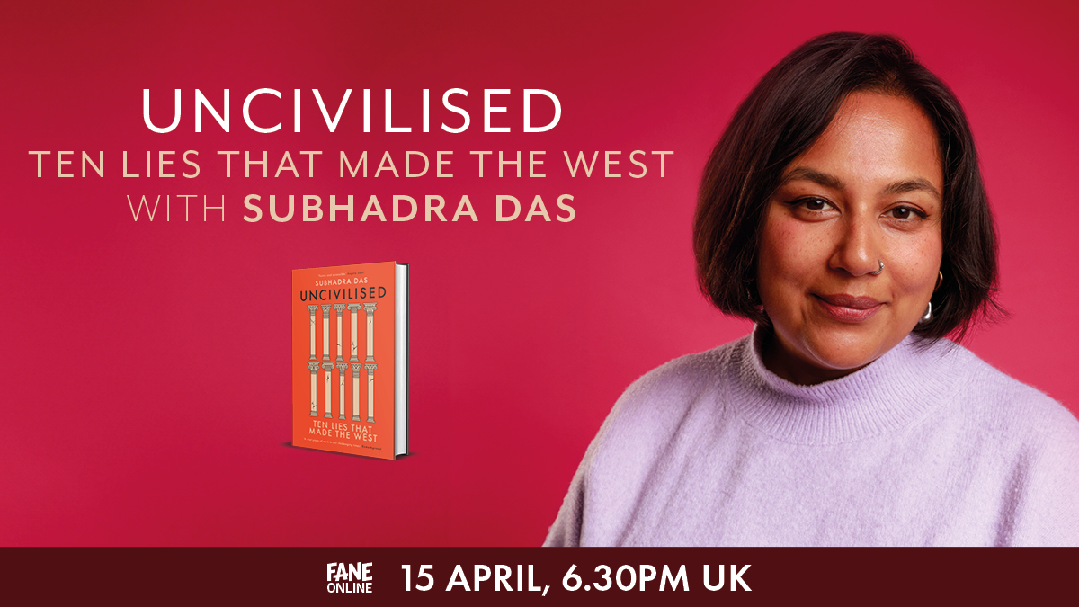 🏛️ Subhadra Das is putting everything back on the table! Tonight on #FaneOnline, discover @littlegaudy’s lively & irreverent exploration of ten founding ideas of Western civilisation. 📝 Register FREE: fane.co.uk/subhadra-das