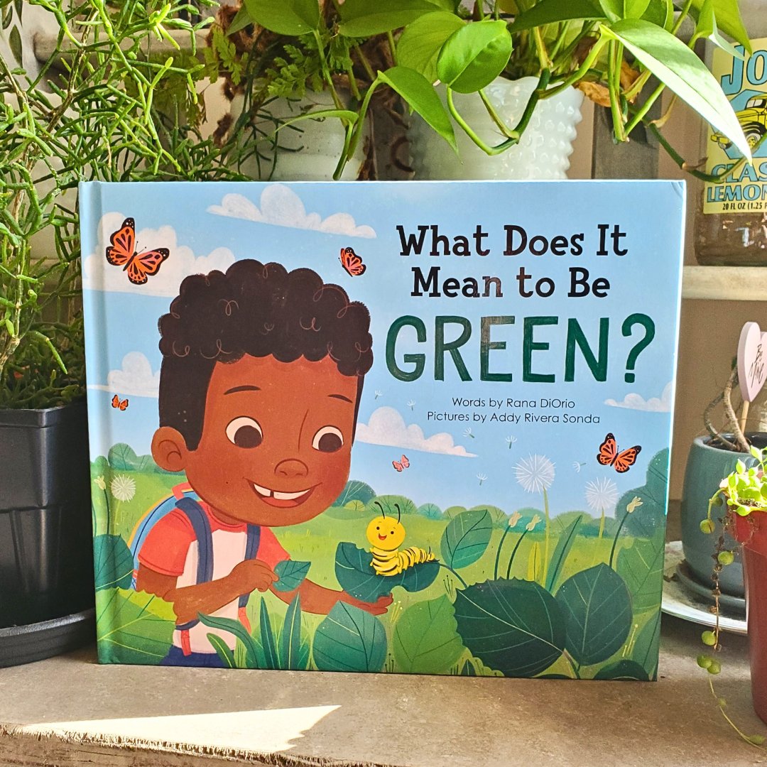 Earth Day is April 22! 🌏 Discover what it means to be green with What Does It Mean to Be Green? by Rana DiOrio and illustrated by Addy Rivera Sonda! #earthday #earthmonth #earthday2024 #greenlife #gogreen #sustainability #sustainable #recycle #reducereuserecycle♻️ #greenbooks