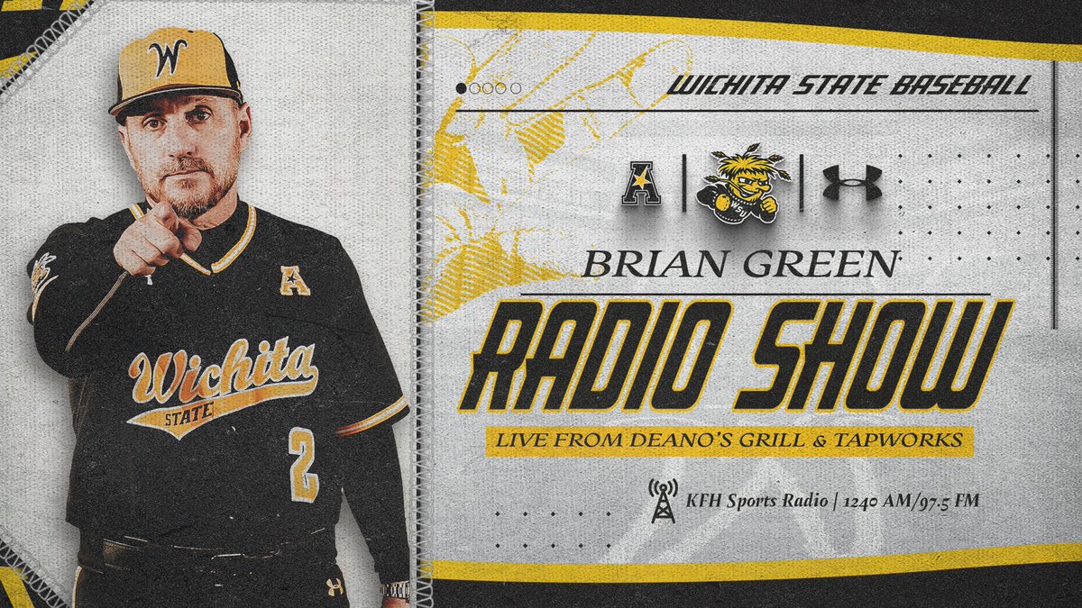 Back on the airwaves tonight with the @coachbriangreen Radio Show! We're live at Deano's from 6-7 pm and on @kfhradio 📻