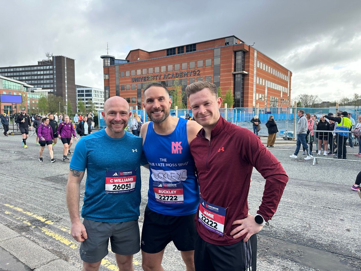 Big congratulations to <a href="/Pixel_Chris/">Chris Buckley</a>, Jamie, and Dom for running the <a href="/Marathon_Mcr/">Manchester Marathon</a> yesterday - the whole team is immensely proud of you! 🏃🎉

We decided to partake in the marathon this year to help raise £1,000 for the Natalie Kate Moss Trust. They help prevent brain haemorrhages