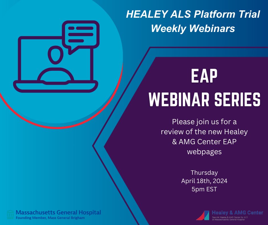 As part of our weekly webinar series, we will dedicate one Thursday each month to a discussion about EAPs. Join us on 4/18 at 5pm for an overview of the new online resources to learn more about #ExpandedAccess
Register:partners.zoom.us/webinar/regist…