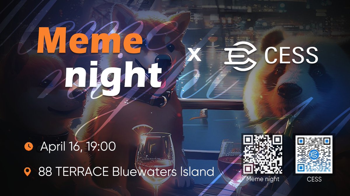 🌟 End the day with Meme Night Cocktail Reception, hosted by Metis and FreeLabs—an evening of networking and fun! 👉 lu.ma/ih9lq1nj