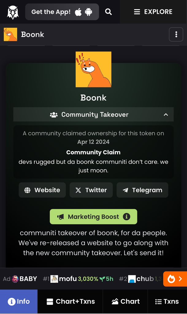 boonkcommunity's tweet photo. @binance $BOONK is the greatest community take over token to date 🚀

Over 1.3k telegram members and 2.4k holders in just 24 hours 📈

Big marketing plans coming today and we are aiming for the 1m market cap 🤫

We did a 70x already but we are aiming for 1000x 😤 https://t.co/hdT6uA36bw