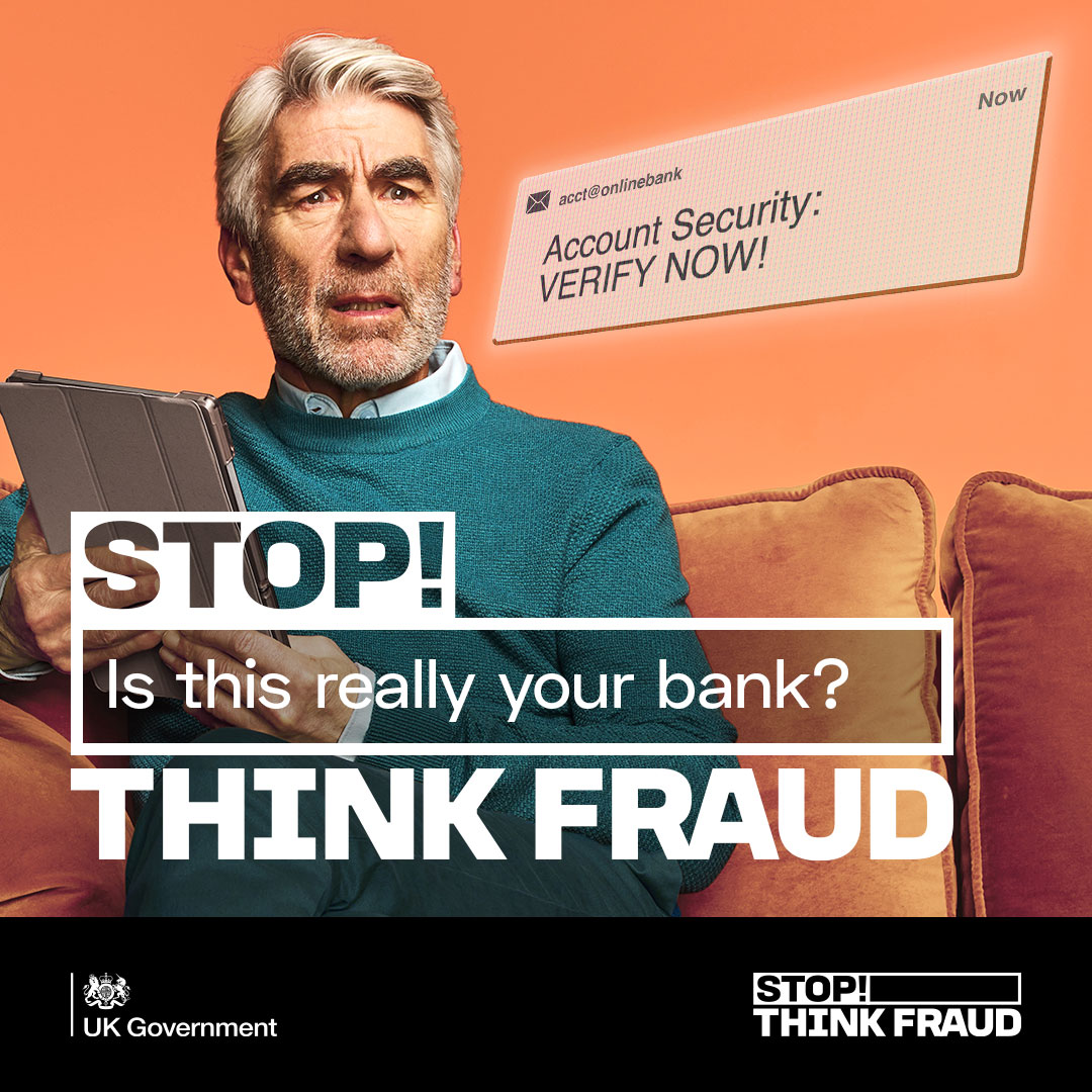 🔒 Keep your online account secure 🛡️ ✅Use unique and strong passwords for all your accounts, ✅enable 2-step verification for added protection. Stay one step ahead of fraudsters and safeguard your online experience. 👇stopthinkfraud.campaign.gov.uk/protect-yourse…