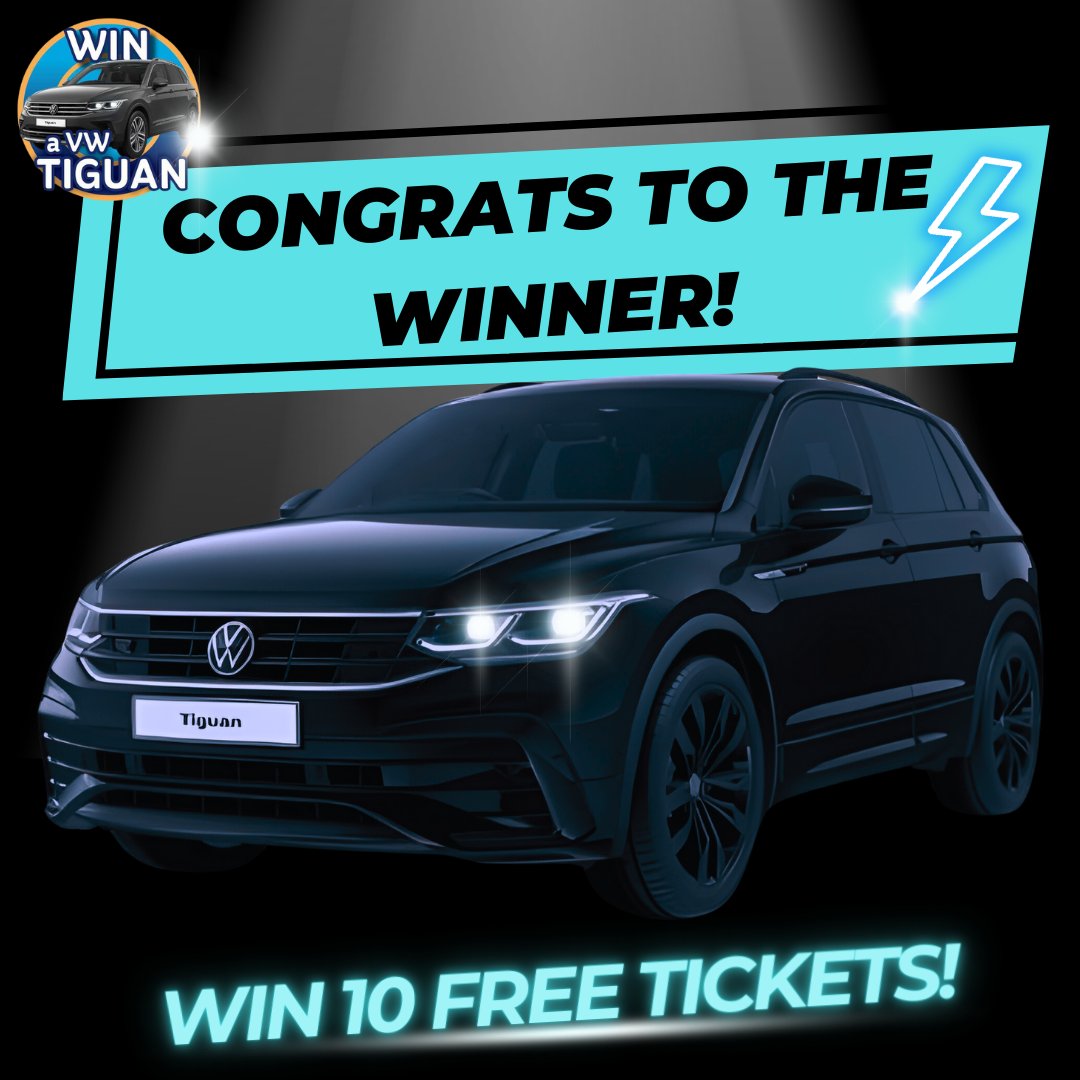 WinAVWTiguan's tweet photo. Congrats to bonus draw winner, Brid Flynn from Co. Cork! 🎉

Don't worry if you didn't win this time, you could still win a brand new VW Tiguan in our main draw 🚗🤩 Get a ticket for our Doonbeg Community Development #WinAVWTiguan fundraiser at https://t.co/QNwolvETib 🎫 https://t.co/jQniKZRTBV